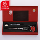 Fenice 7 inch pet dog grooming scissors Bichon Teddy dog scissors traceless tooth thinning shears for dogs products 70-80% rate