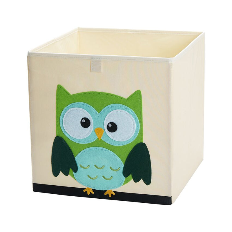 13 inch Foldable Embroidery Animal Cube Storage Box Oxford Fabric Kids Toys Organizers Bins Chest Organizer for Kids Nursery