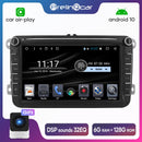 Android 10.0 2 Din For VW Volkswagen Golf 7 Polo Passat b7 b6 SEAT leon Skoda Car radio Multimedia Video Player gps navigation