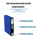 LiitoKala 3.2V 50Ah lifepo4 Cells Lithium Iron Phosphate for 12V 52Ah Rechargeable Battery Pack Diy Solar Energy Storage