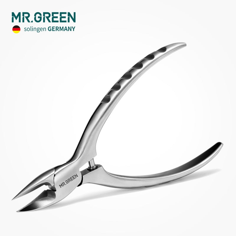 MR.GREEN High Quality Stainless Steel Super-sharp Nail Clipper For Cuticle Pusher Toenails Ingrown Pedicure  Nail Clipper