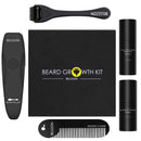 Bellezon Beard Growth Kit Hair Growth Enhancer Thicker Oil Nourishing Essence Leave-in Conditioner Beard Care with Comb