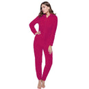 Pijamas cálidos de invierno para mujer, monos de lana esponjosa, ropa de dormir, conjunto de capucha de talla grande, pijama, mono para mujer y adulto