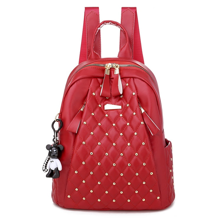 Mochila Vintage para mujer, mochila de cuero de alta calidad, mochila de viaje para mujer, bolsos de hombro, mochilas escolares, mochila femenina