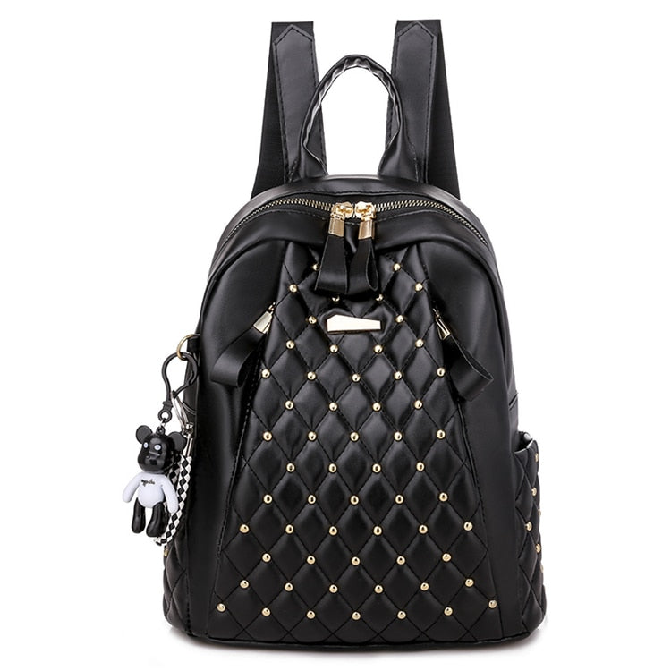 Mochila Vintage para mujer, mochila de cuero de alta calidad, mochila de viaje para mujer, bolsos de hombro, mochilas escolares, mochila femenina