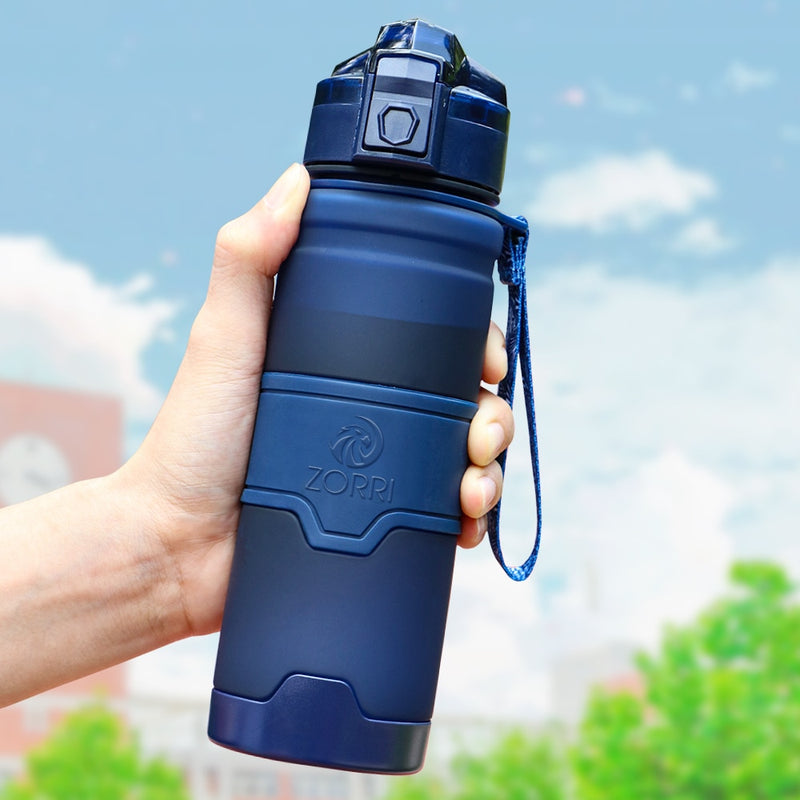 Botella de agua deportiva ZORRI CE / EU BPA Botellas agitadoras de proteínas gratis Tour al aire libre Gimnasio Tritan Plastic Drinkware Artículos de envío gratis