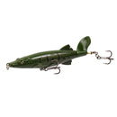 13cm 16g nuevo Whopper Plopper flotante Popper señuelo de Pesca con cola suave giratoria Artificial cebo duro Swimbait Pesca