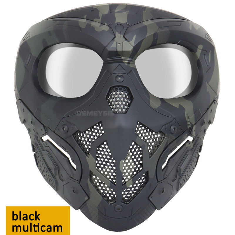 Outdoor Airsoft Protective Mask Military Tactical Paintball Full Face Mask CS Hunting Shooting Sports Halloween Skull Masks