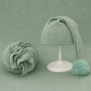 Soft Baby Photo Wraps With Hat 2pcs Sets Newborn Boys Girls Photography Swaddle Blanket Infant Picture Props Accessories