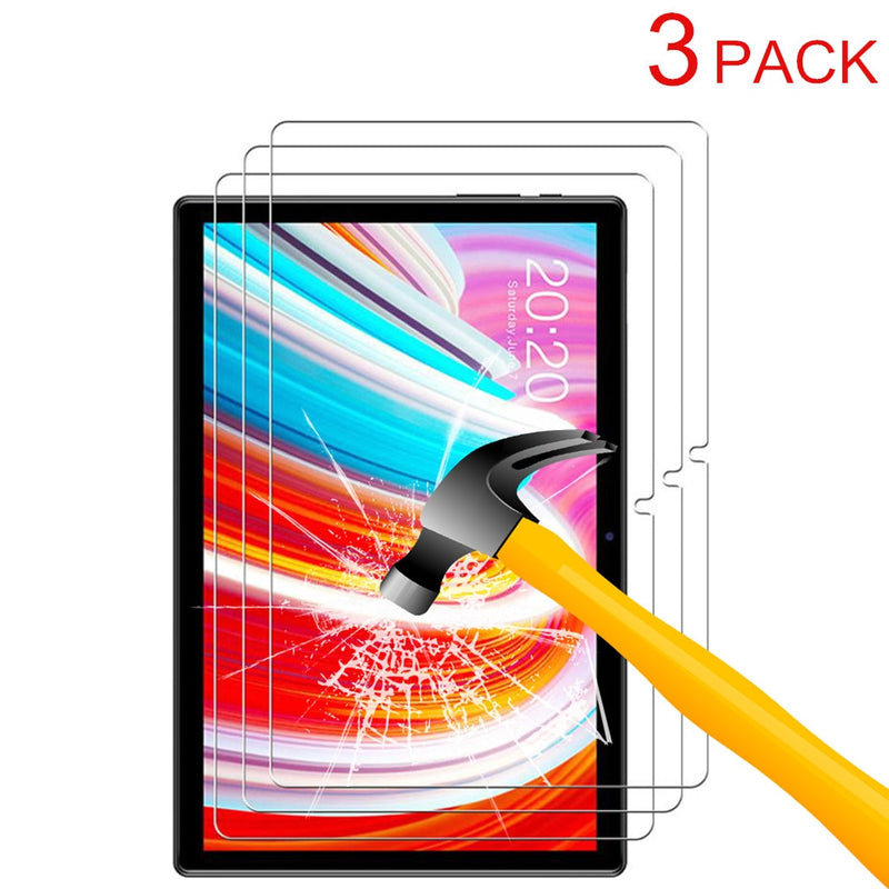 3Piece Glass Films For Teclast P20hd P20 HD Screen Protector For Teclast M40 M40SE P25T T40 Pro Plus T50 T30 M30 Glass Protector