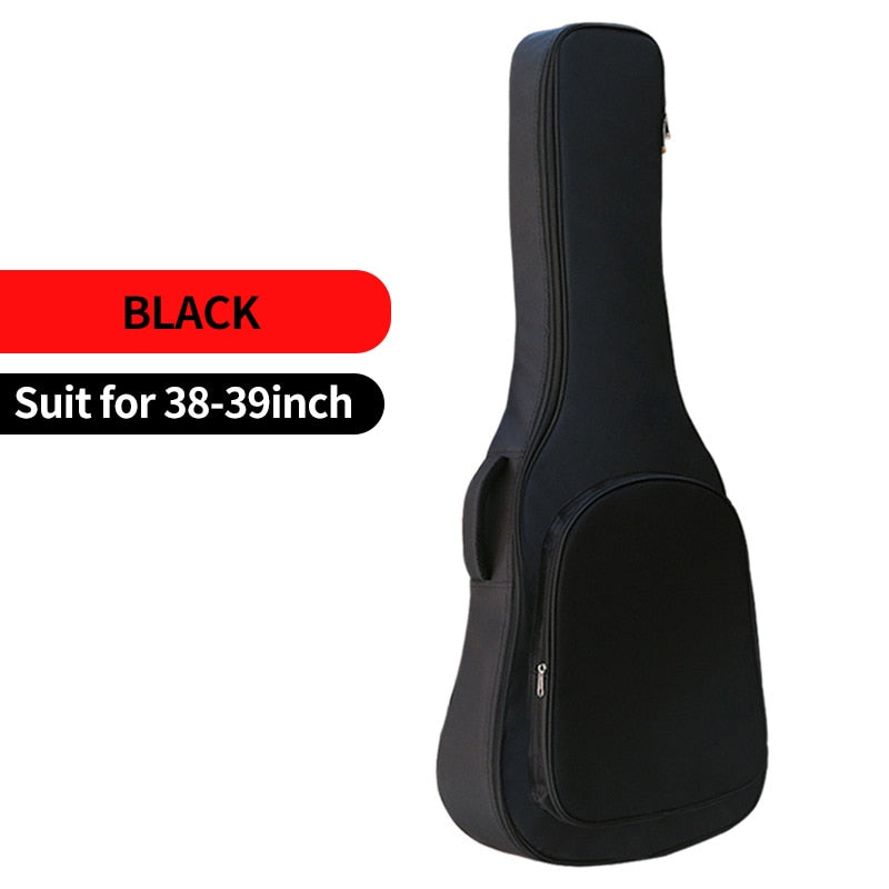36 39 41 Inch Guitar Bags Waterproof Oxford Bass Case Portable Guitar Backpacks Thicken Pad Rucksack Wearable Solid Bag XA292M