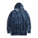 Stranger Things Mens Velvet Hooded Hoodies Kanye West Streetwear Velour Hoodies Hombres Jerseys Hip Hop Sudaderas Negro / Rojo / Gris