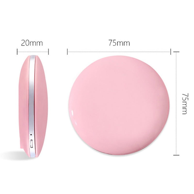 3X Magnifying Foldable LED Light Mini Makeup Mirror Compact Pocket Face Lip Cosmetic Mirror Travel Portable Light Make Up Mirror