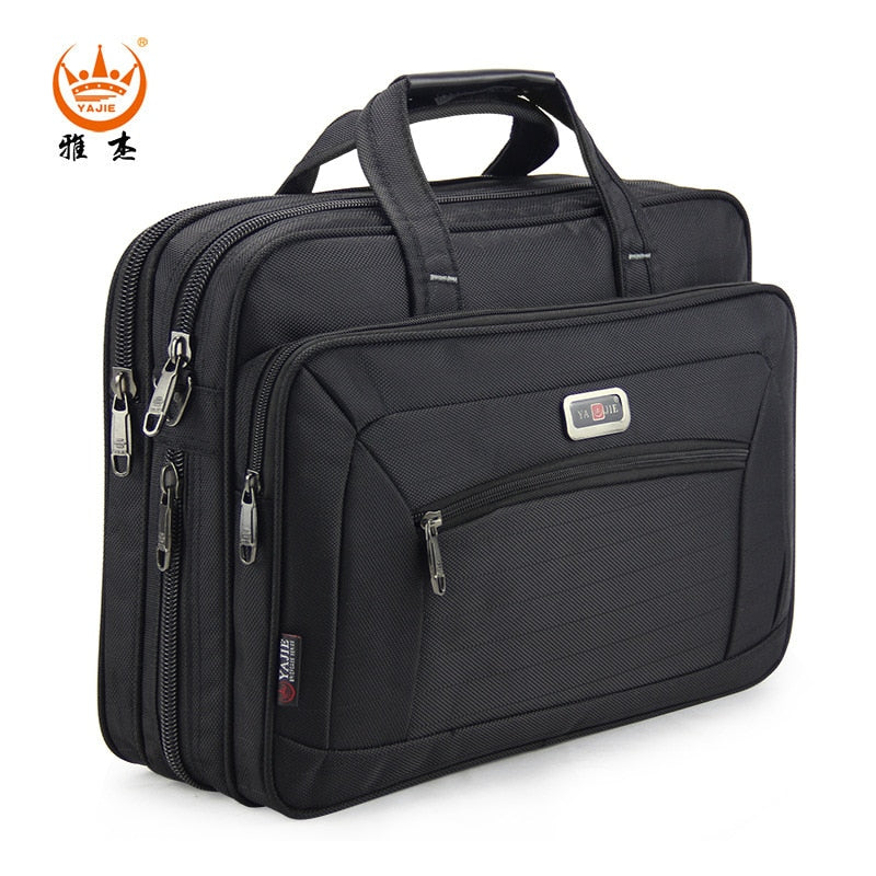 Bolsos para ordenador portátil para hombre, bolso de un solo hombro de gran capacidad, maletín de negocios a la moda para hombre, marca de 15 "para HP, DELL, Lenovo, Apple, Acer, Asus