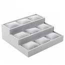 Bracelet Tray 4 Grids Jewelry Display Box Jewelry Pillow Display Prop Watches Bracelet Showcase Watch Tray