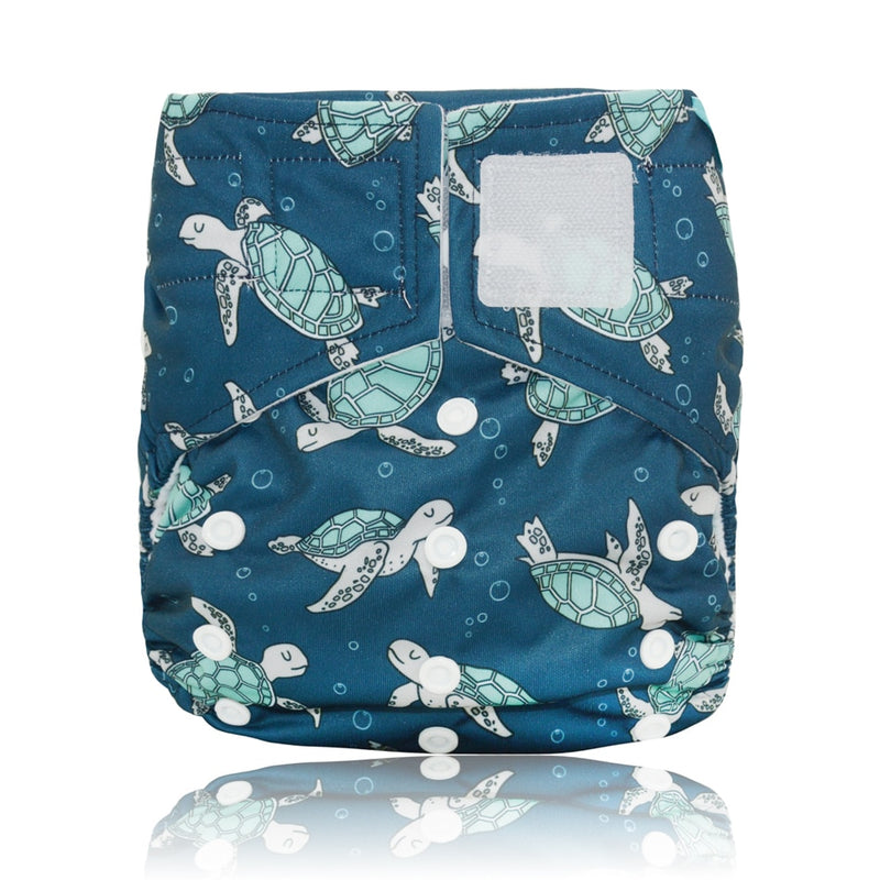 Miababy Hook&Loop OS Pocket Cloth Diaper,with one pockets,waterproof and breathable,for 3-15 kg baby