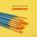 Multifunktions-Gouache, verschiedene Form, rund, spitz, Nylonhaar, Aquarell-Strichzeichnungsstift, 10 Teile/Set, Ölgemälde-Kunstpinsel