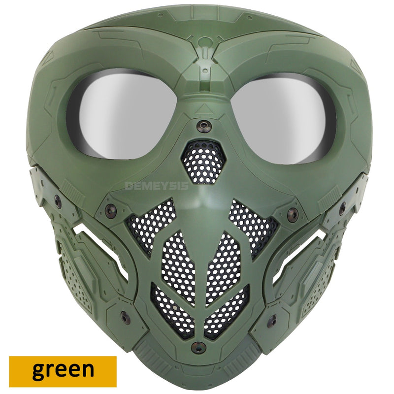 Outdoor Airsoft Protective Mask Military Tactical Paintball Full Face Mask CS Hunting Shooting Sports Halloween Skull Masks