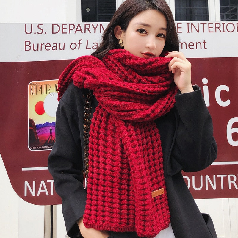 USPOP New winter scarf fashion women long scarves female vintage large shawl soft warm wraps pashmina
