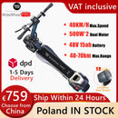 EU Stock VAT Inclusive Mercane WideWheel Pro Kickscooter 48V 1000W Smart Electric Scooter Dual Motor Patinete Electrico 40km/h