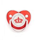 9 Colors Pacifier Baby Shower Gift Bling Baby Dummy Silicone BPA Free Infant Nipple Newborn Pacifiers For Babies I Love Mum Dad