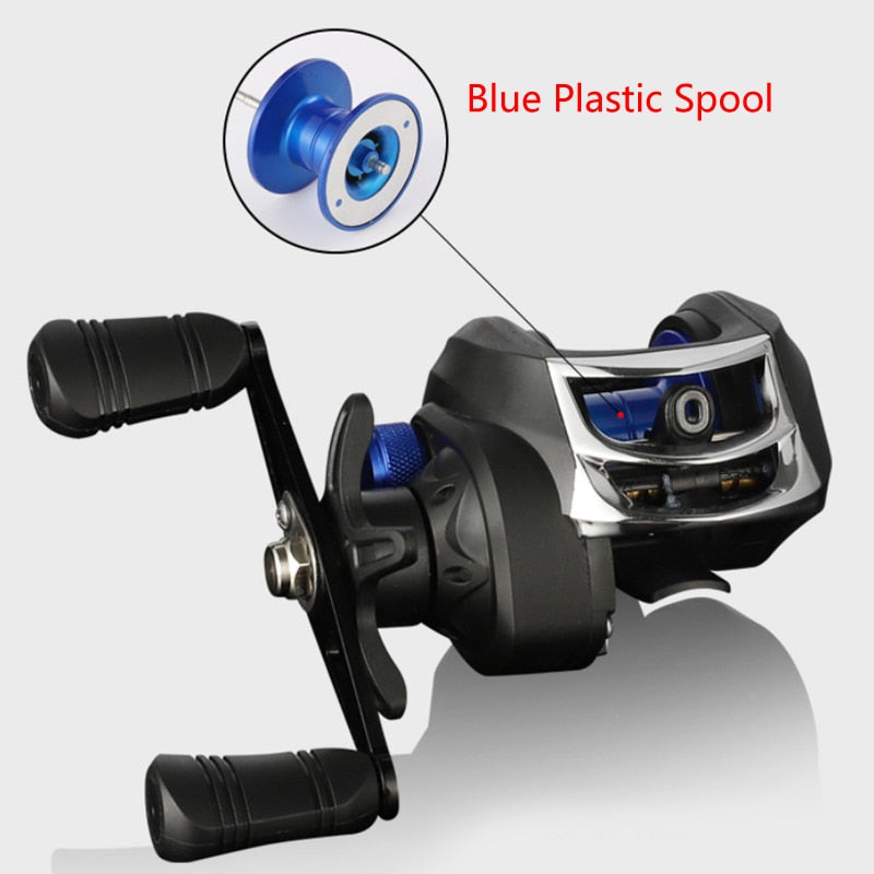 Bait casting Reel Magnetic brake system Reel 10KG Max Drag 7.1:1 High Speed Fishing Reel Fishing Accessories metal Fishing wheel