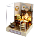 Puppenhausmöbel Diy Miniatur 3D Holzminiaturen Puppenhaus Spielzeug für Kinder Geburtstagsgeschenke Casa Kitten Diary H013