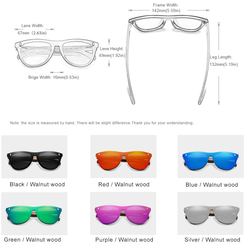 KINGSEVEN, diseño exclusivo, gafas Vintage para hombre, gafas de sol de madera de nogal, protección UV400, gafas de sol cuadradas a la moda para mujer 5510