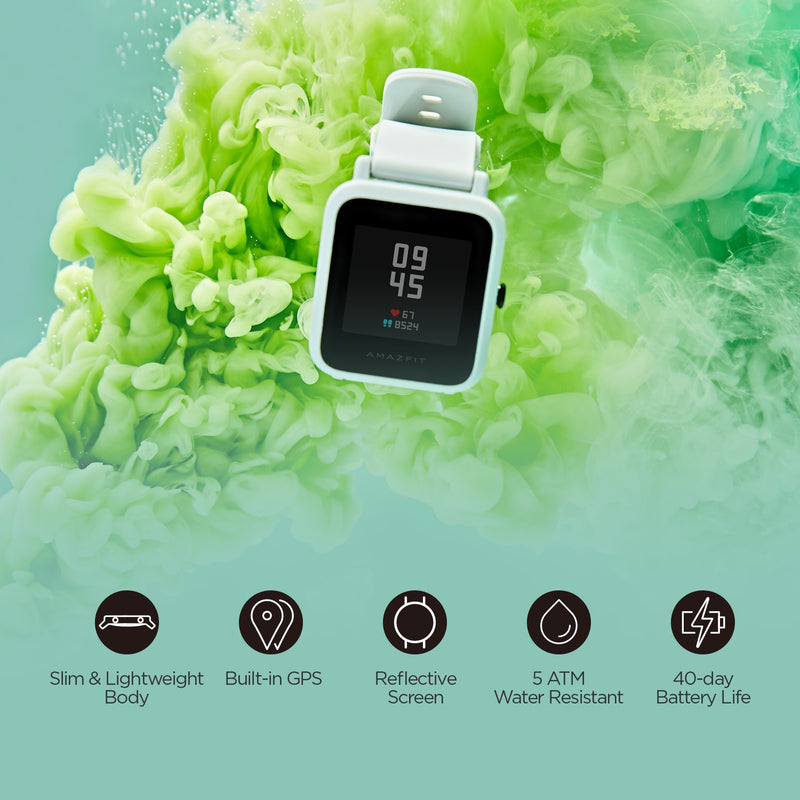 Neue Amazfit Bip S Global Version Smartwatch 5ATM Wasserdichte GPS GLONASS Smart Watch für Android IOS Phone
