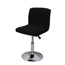 Stretch Bar Stool Low Back Bar Chair Cover with Back Spandex Seat Case Dining Chair Cover Bar Chair Seat Cover Office Seat Case
