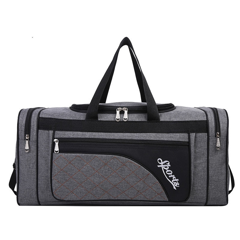 Bolsas de deporte para hombre y mujer, bolsa de viaje de moda de gran capacidad, Unisex, impermeable, para exteriores, bolso de ocio, bolsas de equipaje XA255F