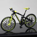 1:10 Mini Diecast Alloy Bicycle Model Metal Racing Finger Mountain bike Pocket portable simulation Collection Toys for children