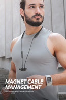 SoundPEATS Force Pro Bluetooth Wireless Earphones CVC Built-in Mic Stereo Super Bass in-Ear Magnetic Sports Earbuds 22H Player