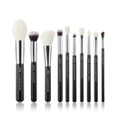 Jessup 10-teiliges Make-up-Pinsel-Set Foundation Powder Definer Shader Lidschatten Eyeliner Eyebrow Kисти для Mакияжа T223