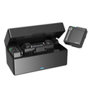 Hollyland LARK 150 Kabelloses Lavalier-Mikrofon 2,4 GHz 3350 mAh Ladebox für Kamera für iPhone Android Smartphone LARK150 Mic