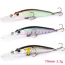 TSURINOYA Minnow flotante DW68 70F señuelo de pesca 70mm 5,2g Ranger profesión señuelo duro Jerkbait Crankbaits Swimbait Wobblers cebo