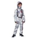 SNAILIFY Silver Spaceman Jumpsuit Boys Astronaut Costume For Kids Halloween Cosplay Children Pilot Carnival Party Fancy Dress