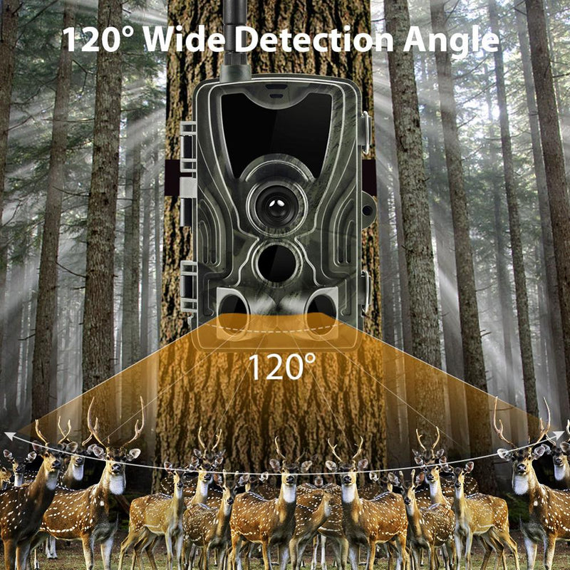 Cellular Mobile Hunting Camera 2G MMS SMTP SMS GSM 20MP1080P Infrared Wireless Night Vision Wildlife Hunting Trail Camera HC801M