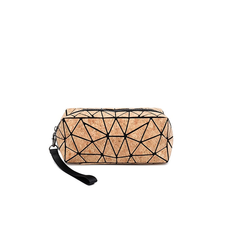 Damenhandtasche Holzmaserung Diamant Tote Geometrisch Messenger Umhängetasche Plain Folding Bags Lässige Einkaufstasche Bolsos Mujer