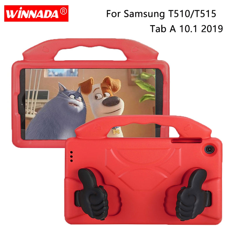 Für Tablet Samsung T510 Hülle Kids Cover T515 EVA Handheld für Samsung Galaxy Tab A 10.1 2019 Hülle SM-T510 / T515