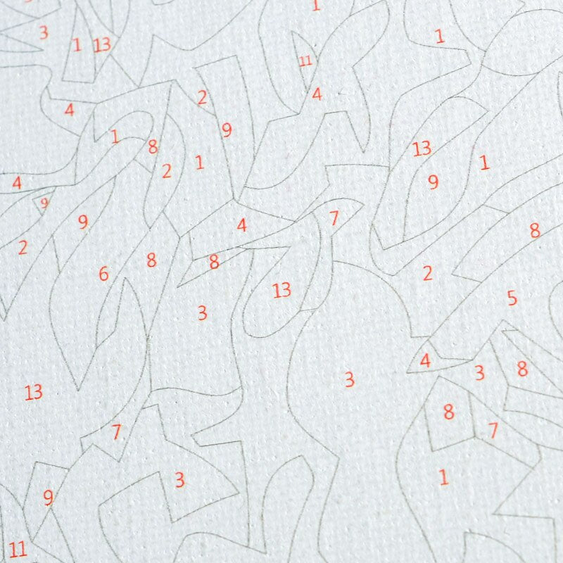 Totoro Malen nach Zahlen Färben von handgemalten Wohnkultur-Kits Zeichnen von Leinwand DIY Ölgemälde Bilder nach Zahlen