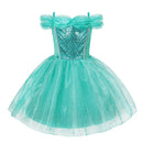 MUABABY Arabian Princess Dress Up Girl Aladdin Fancy Costume Children Photography Halloween Party Outfit Clothes