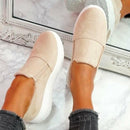 Damen Turnschuhe Einfarbige Flache Plattform Leichte Damenschuhe Komfort Slip On Flache Tennisschuhe Damen Loafers Mujer Zapatos