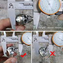 LINSION 925 Sterling Silver High Detail skull rings for men Biker Punk Ring TA50 US Size 7~15