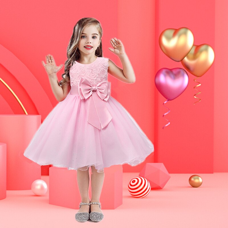 4-10 yrs teenagers Girls Dress Wedding Party Princess Christmas Dresses for girl Party Costume Kids Cotton Party girls Clothing