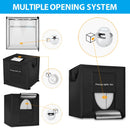 40/50/60 cm Fotografie LED Studio Lightbox Fotolicht Zelt Kit Tabletop Shooting SoftBox mit 3 Farben Hintergrund Fotobox