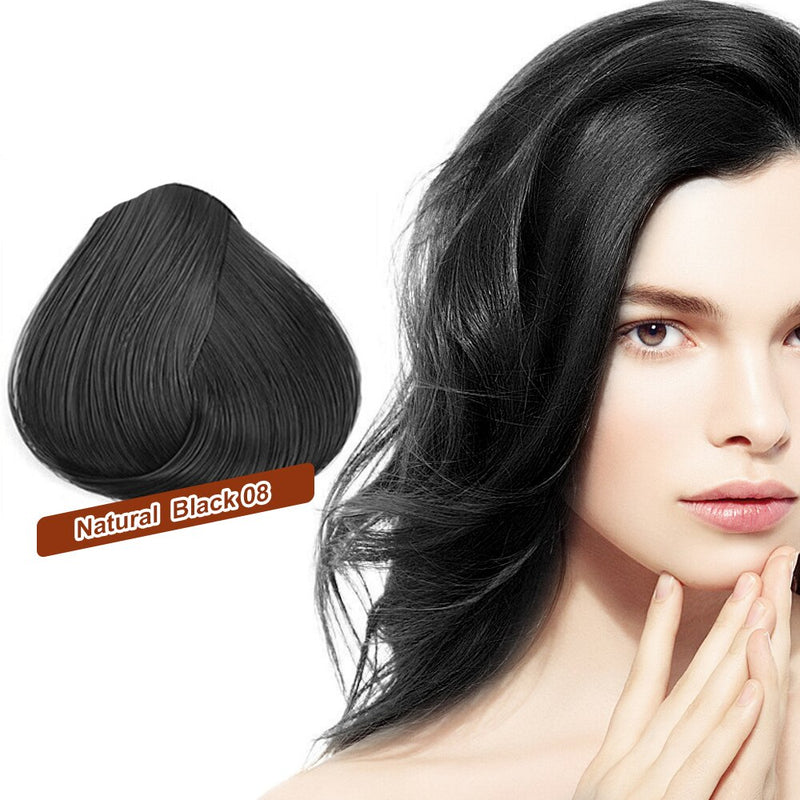 500 ml Essence Black Hair Dye Shampoo Deckt das Haar Permanent Haarfarbe Dye Shampoo Natural Argan Oil Essence Instant