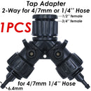 Manguera de riego de jardín KESLA de 5-100m, tubería de riego por goteo de PVC de 4/7mm, rociador de tubería de riego por goteo, invernadero de balcón de césped de 1/4''