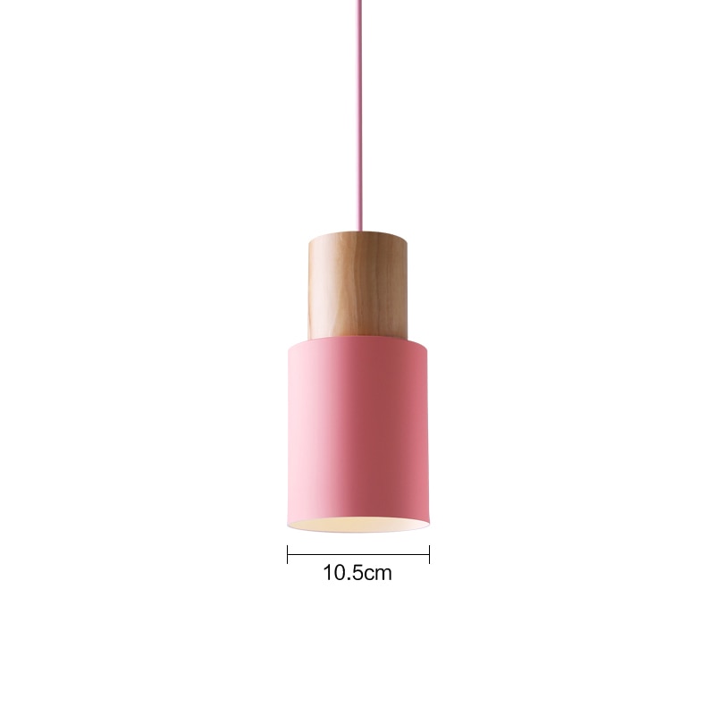 Wood LED Pendant Light Indoor Hang Lamp Dining Living Room Kitchen Island Bar Cafe Droplight Bedroom Deco Nordic Pendant Lights