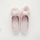 GKTINOO Autumn Winter Warm Women Home Slippers Soft Non-slip Indoor Shoes Cute House Slip On Flat Slides Ladies Fur Slippers